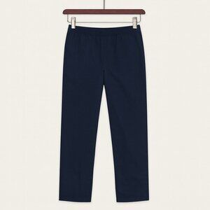 Kids Classic Navy Straight Leg Pants Minimalist Everyday Size 9-10 Lefties